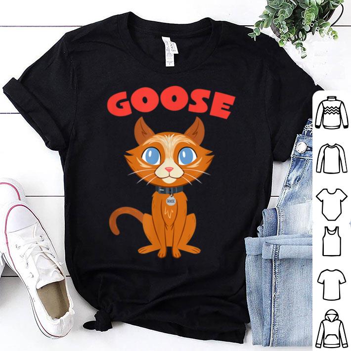 Captain Marvel Goose the Cat Cute Cartoon Shirt