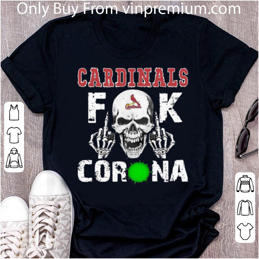 Original Louis Cardinals Skull Fuck Corona shirt