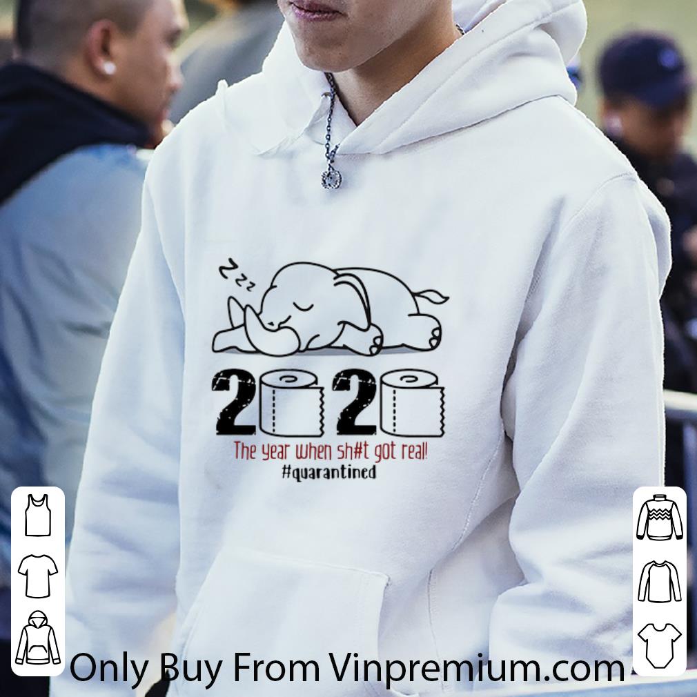 f9964c17 premium elephant 2020 the year when shit got real quarantined covid 19 shirt 4 - Premium Elephant 2020 The Year When Shit Got Real Quarantined Covid-19 shirt