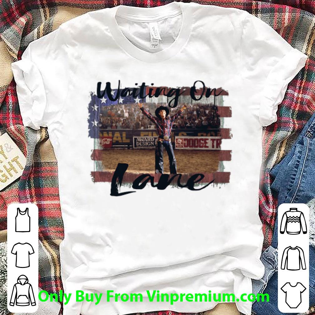 Top Luke Perry Waiting On Lane American Flag shirt