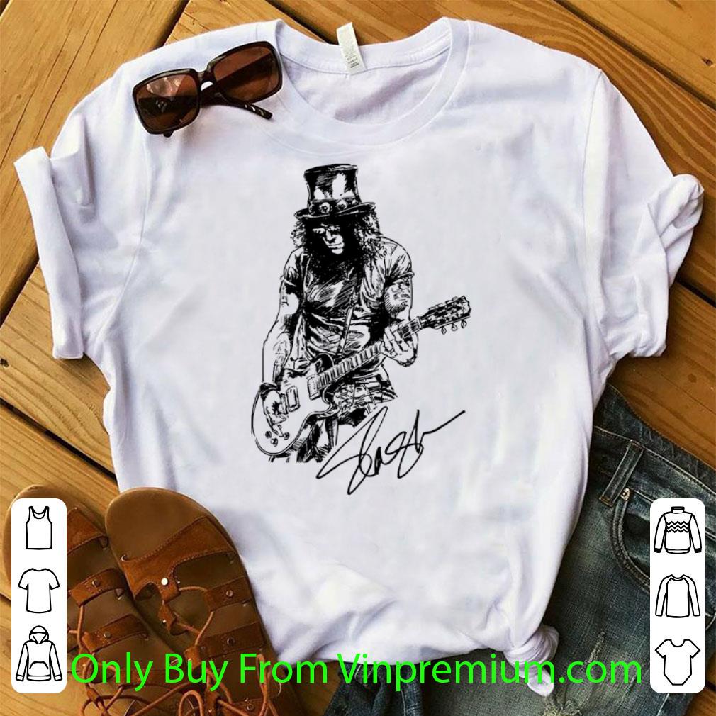 Original Slash Guns N' Roses Signature shirt
