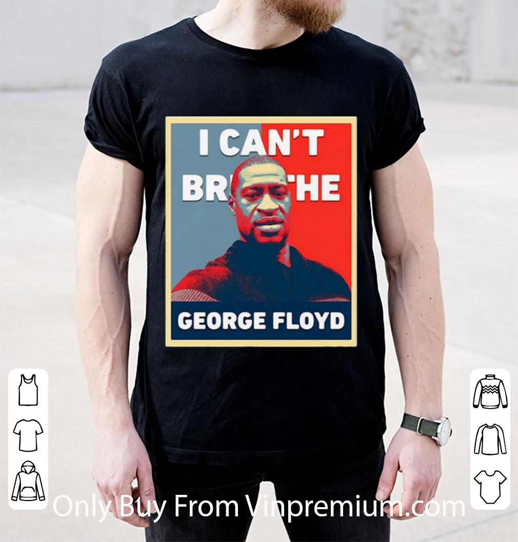 Top George Floyd I Can’t Breathe America shirt