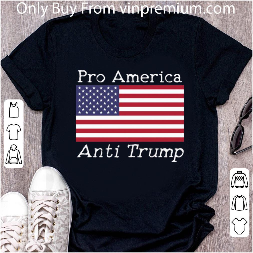 Original Pro America Anti Trump American Flag shirt