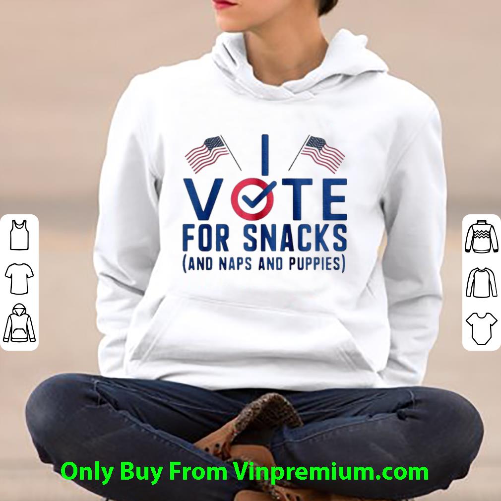 1f4dfa17 top american flag vote for snacks and naps and puppies independence day shirt 4 - Top American Flag Vote For Snacks And Naps And Puppies Independence Day shirt