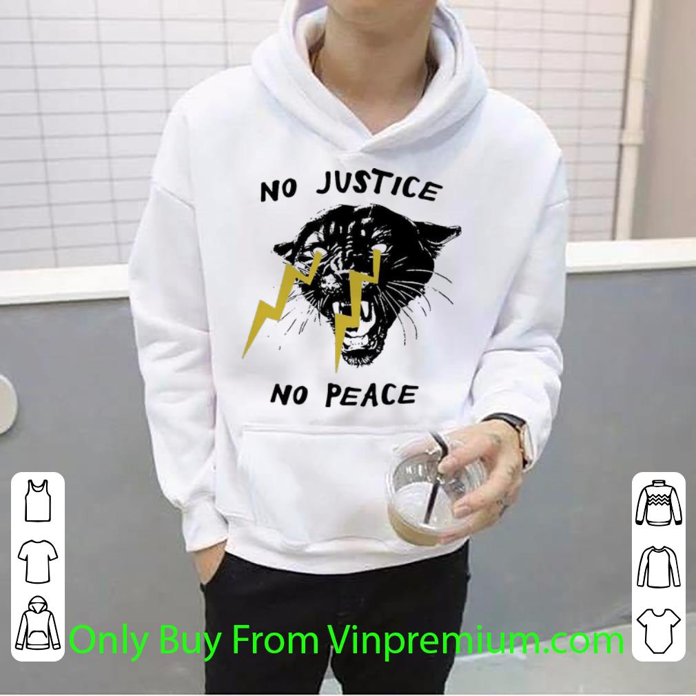 380f1db0 original no justice no peace black panther shirt 4 - Original No Justice No Peace Black Panther shirt