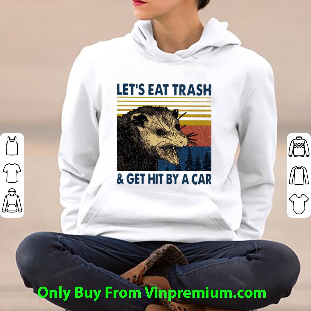 41f933bb great vintage opossum let s eat trash and get hit by a car shirt 4 - Great Vintage Opossum Let’s Eat Trash And Get Hit By A Car shirt