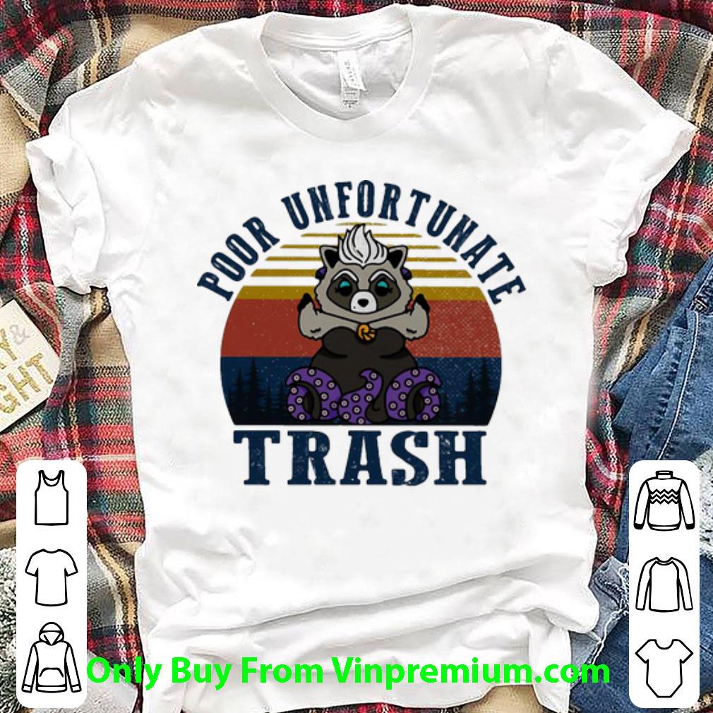Nice Vintage Raccoon Ursula Poor Unfortunate Trash shirt
