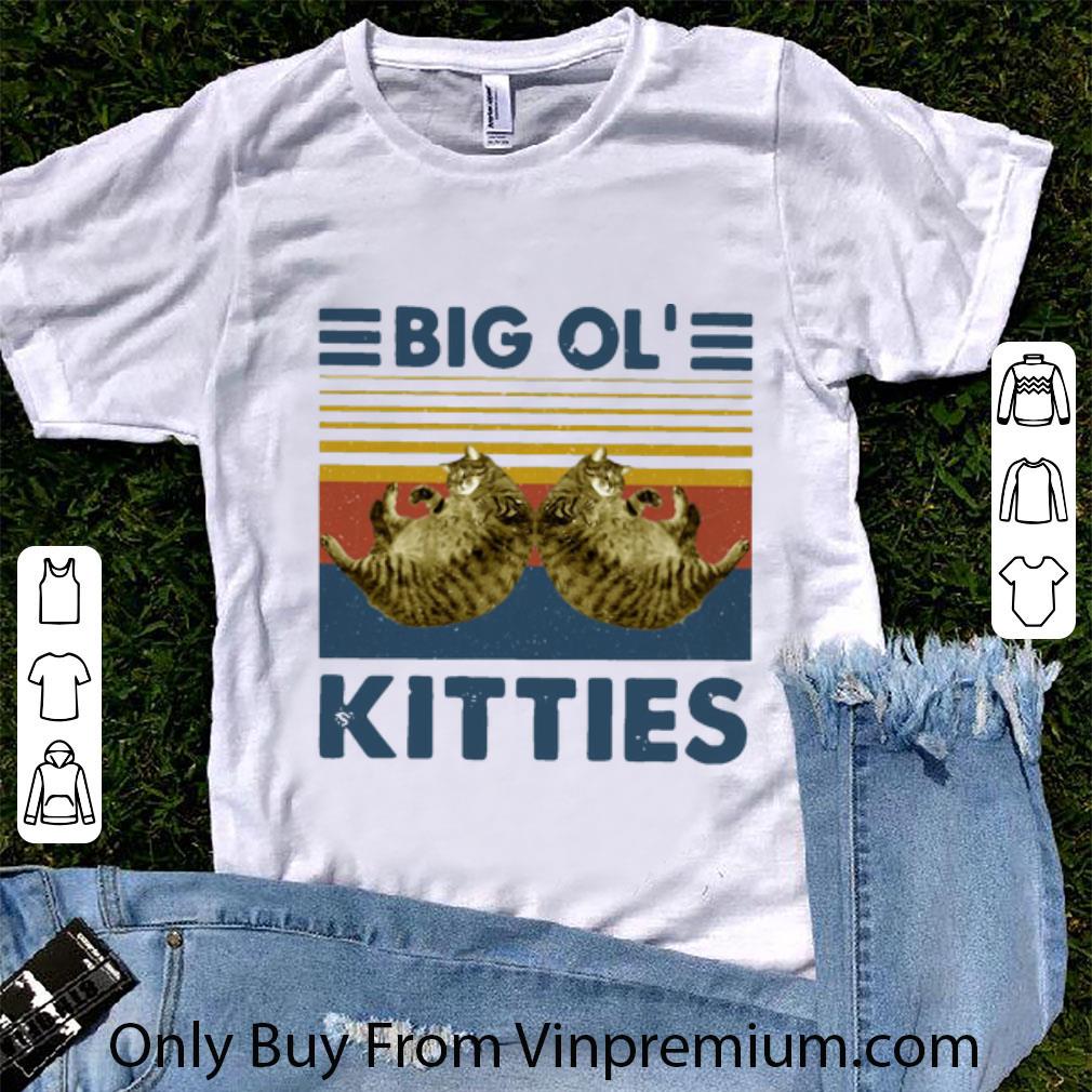 Great Vintage Cat Big Ol’ Kitties shirt