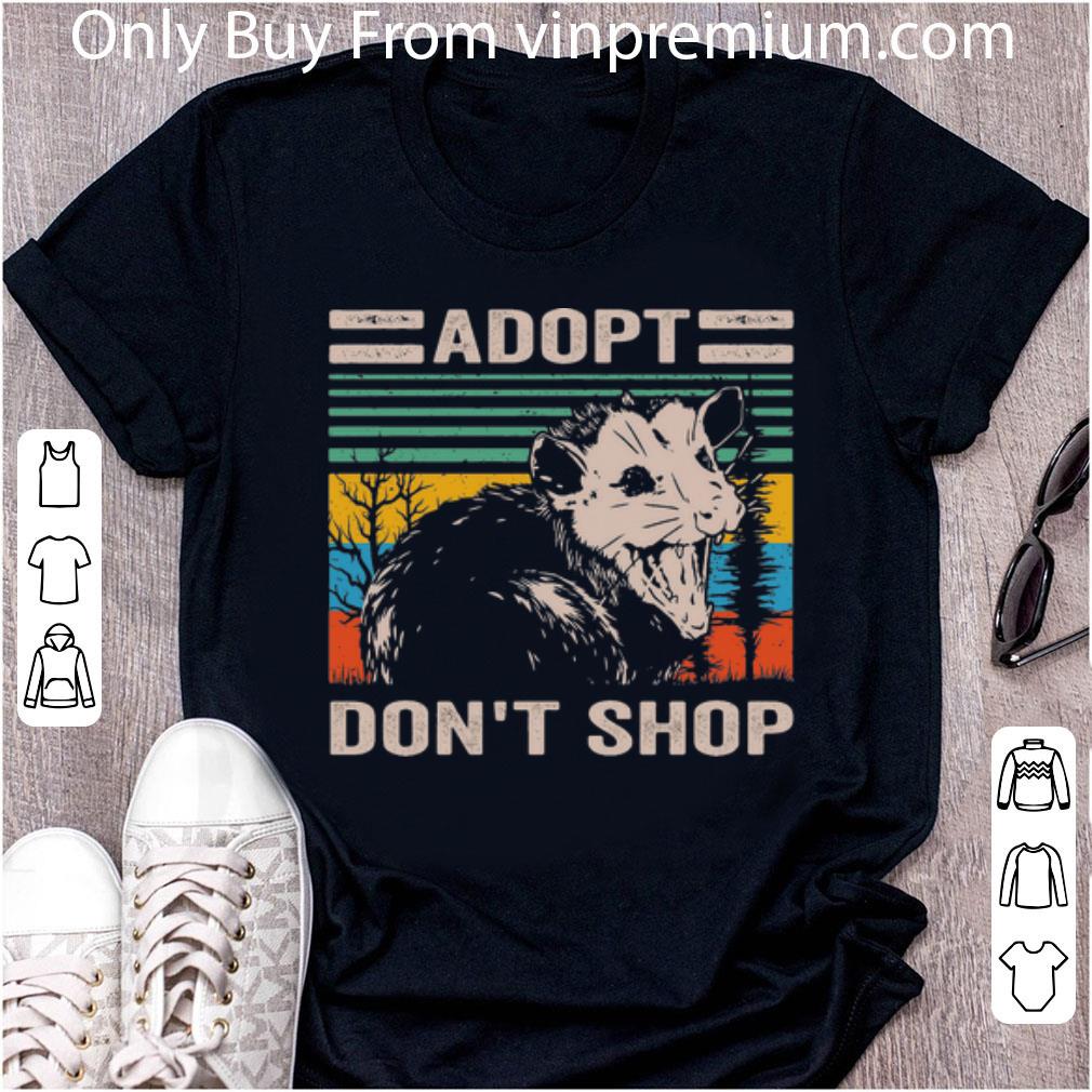 Hot Vintage Possum Adopt Don’t Shop shirt