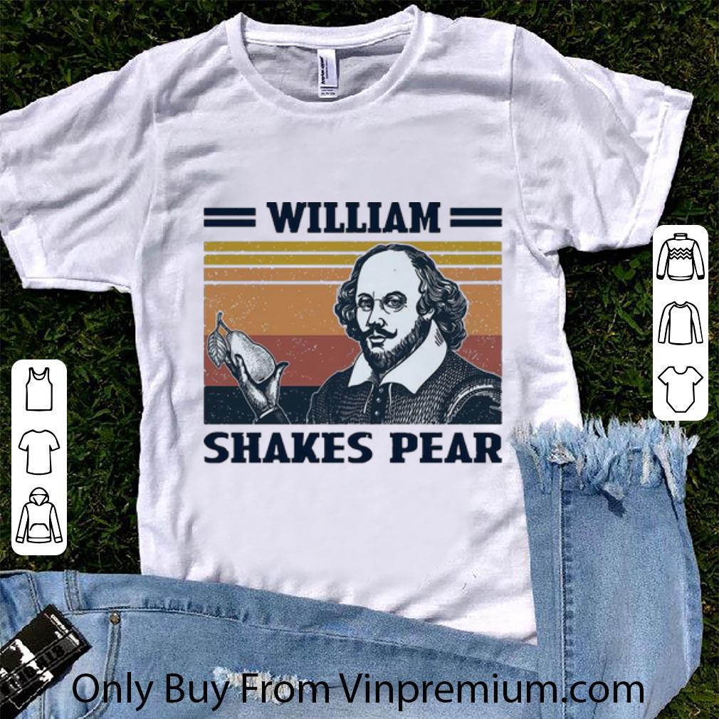 Hot Vintage William Shakes Pear shirt