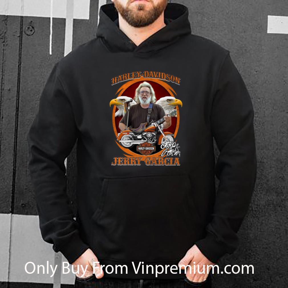 af11530c pretty harley davidson eagle jerry garcia signature shirt 4 - Pretty Harley Davidson Eagle Jerry Garcia Signature shirt