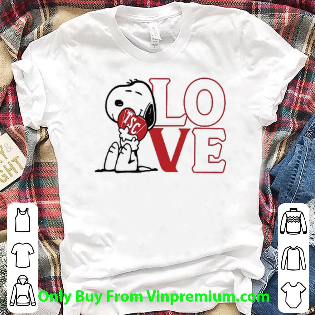 Original Snoopy Hug Heart Love Tractor Supply shirt