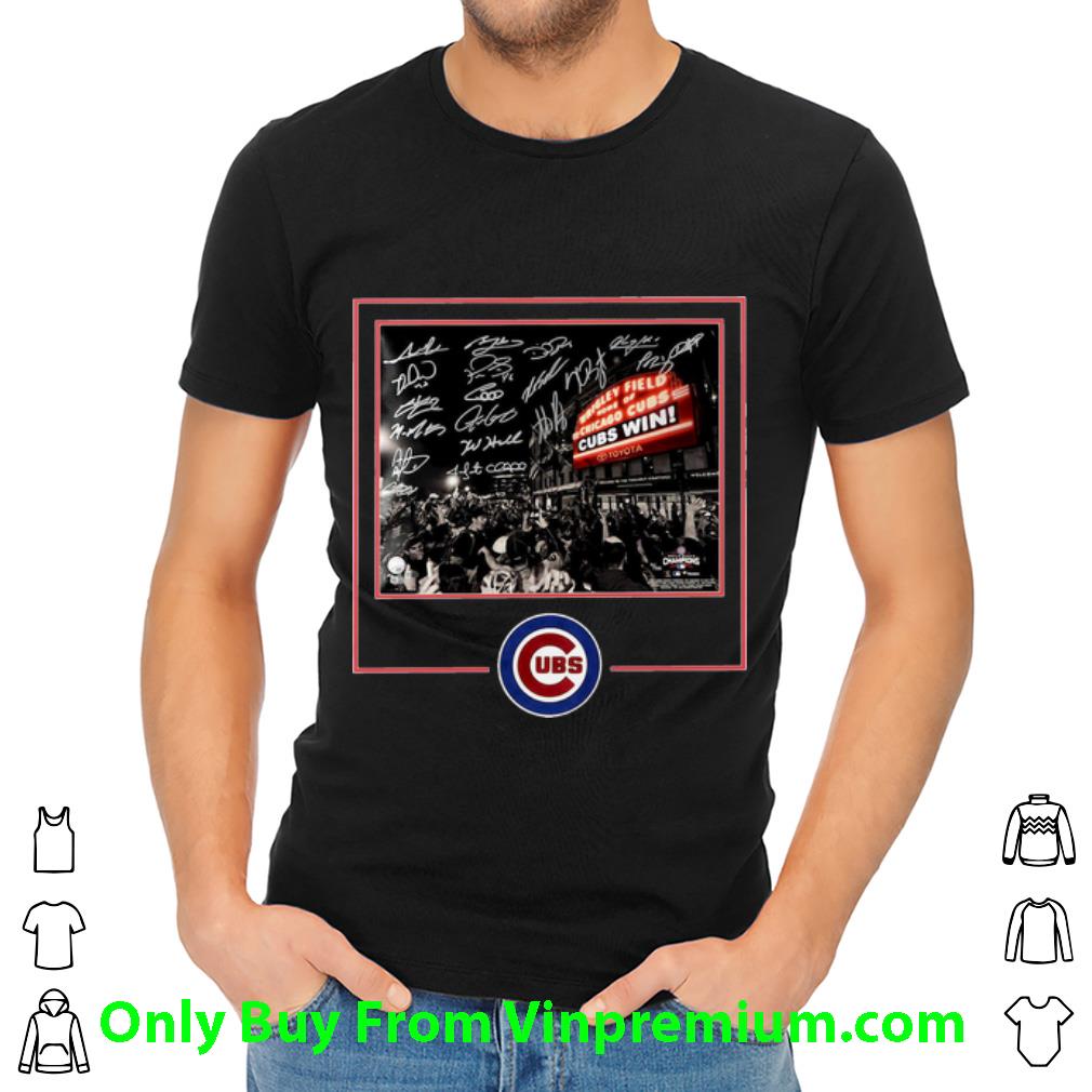 Awesome Wrigley Field Home Of The Chicago Cubs Signatures shirt