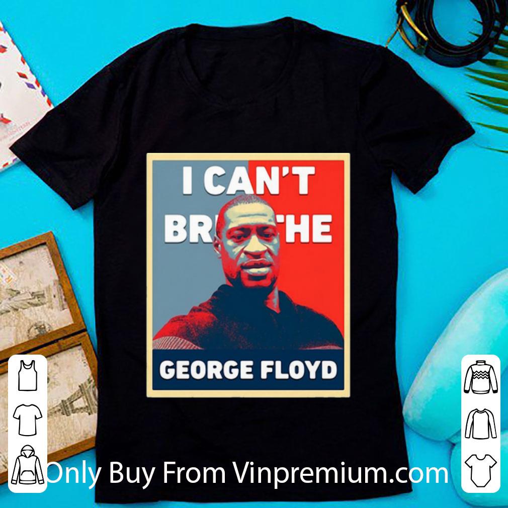 Top George Floyd I Can’t Breathe America shirt