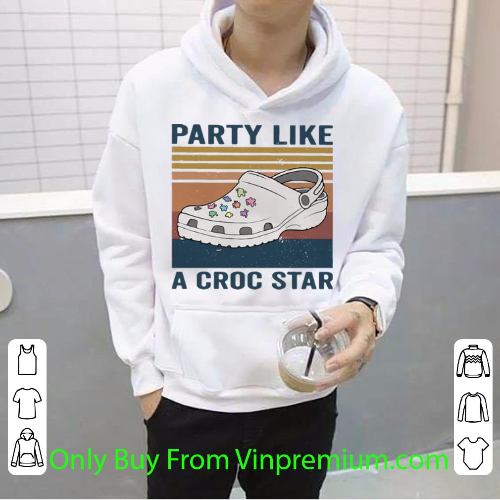 f2938d41 official vintage party like a croc star shirt 4 - Official Vintage Party Like A Croc Star shirt
