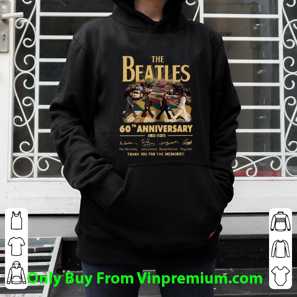 1c2b179d original the beatles 60th anniversary thank you for the memories signatures shirt 4 - Original The Beatles 60th Anniversary Thank You For The Memories Signatures shirt