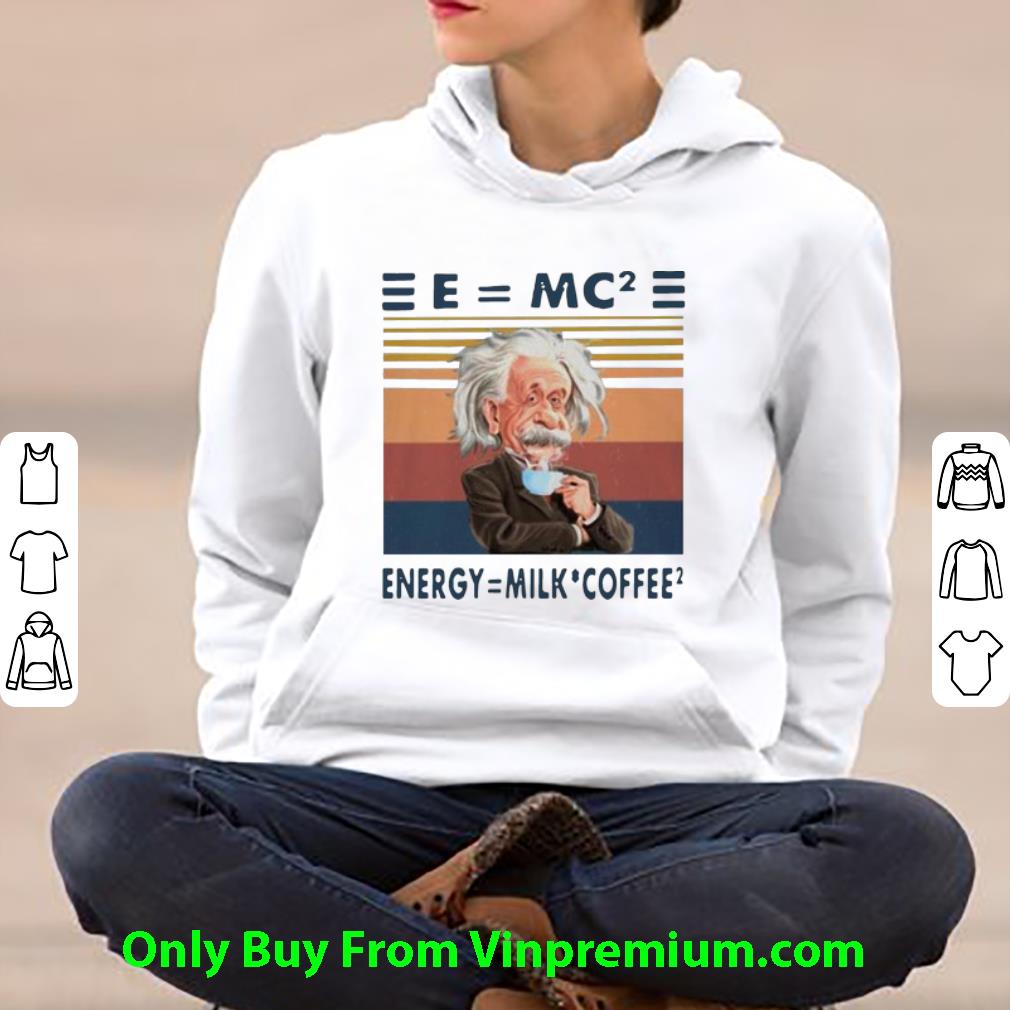 40bd4301 nice vintage albert einstein e mc2 energy milk coffee2 shirt 4 - Nice Vintage Albert Einstein E=mc2 Energy=Milk Coffee2 shirt