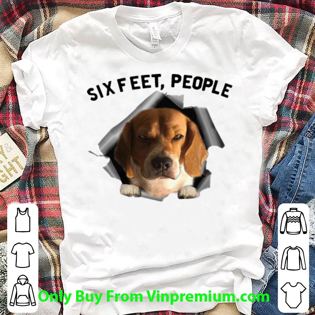 Original Beagle Six Feet People Social Distancing shirt