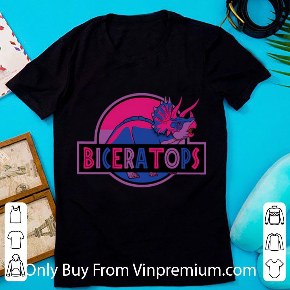 Great LGBT Biceratops Bisexual Ceratops shirt