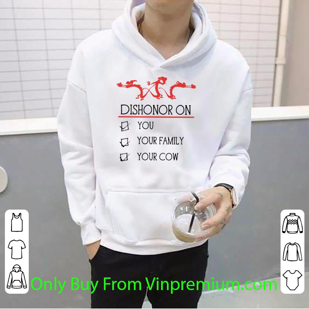 8d714694 awesome mushu dishonor on you your family your cow disney mulan shirt 4 - Awesome Mushu Dishonor On You Your Family Your Cow Disney Mulan shirt