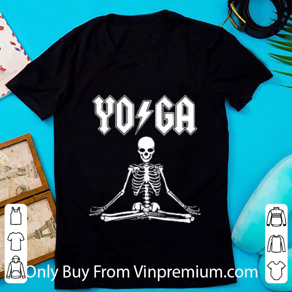 Official Acdc Skeleton Yoga shirt