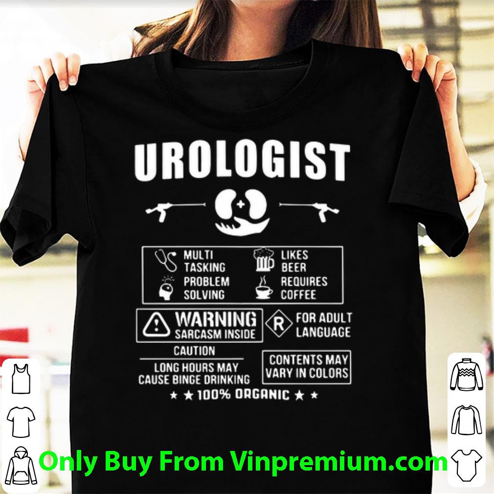 Premium Urologist Multi Tasking Problem Solving Likes Beer Requires Coffee shirt