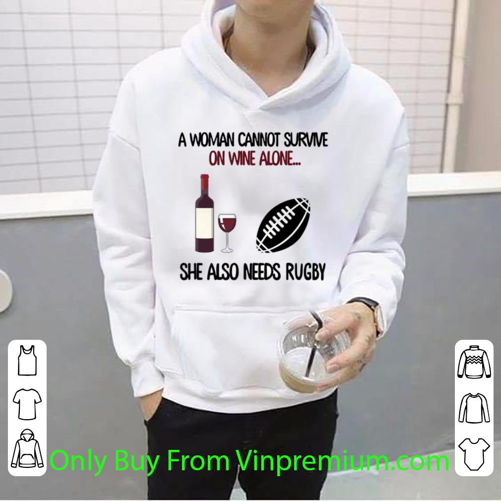 a85186fb top a woman cannot survive on wine alone she also needs rugby shirt 4 - Top A Woman Cannot Survive On Wine Alone She Also Needs Rugby shirt