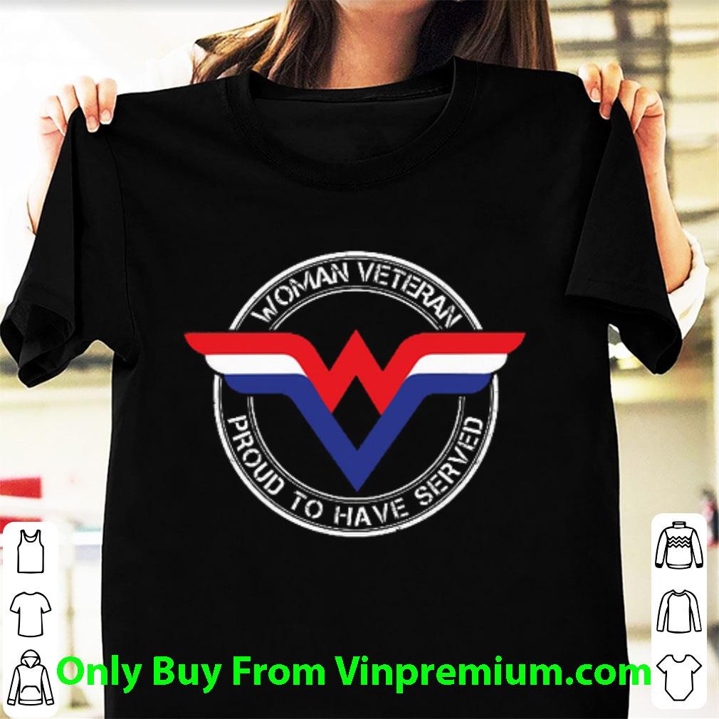 Premium Proud To Have Served Wonder Woman Veteran shirt