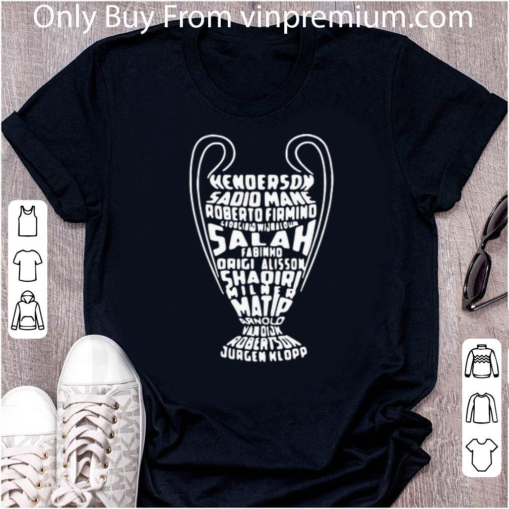 Top Henderson Sadio Mane Roberto Firmino Salah Fabinho Origi Liverpool FC shirt