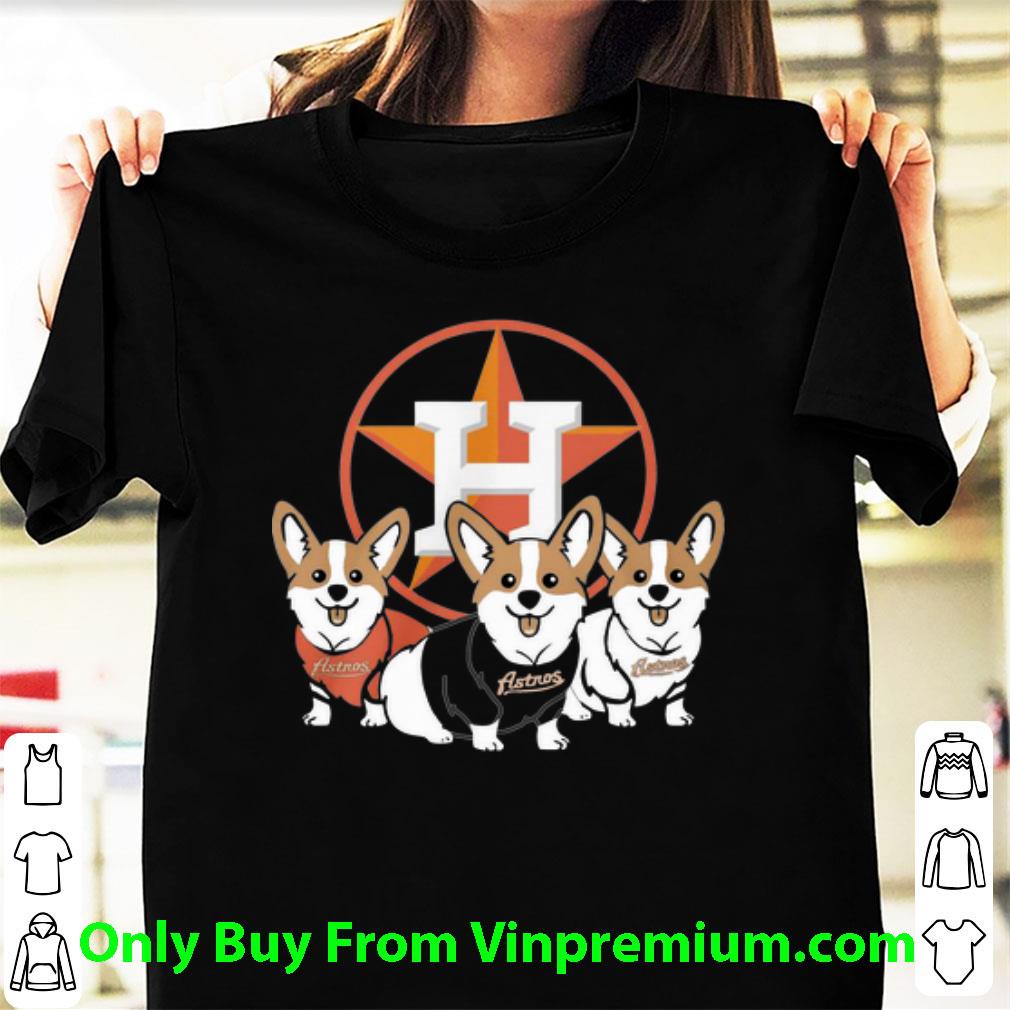 Awesome Corgi Houston Astros Dog Lovers shirt
