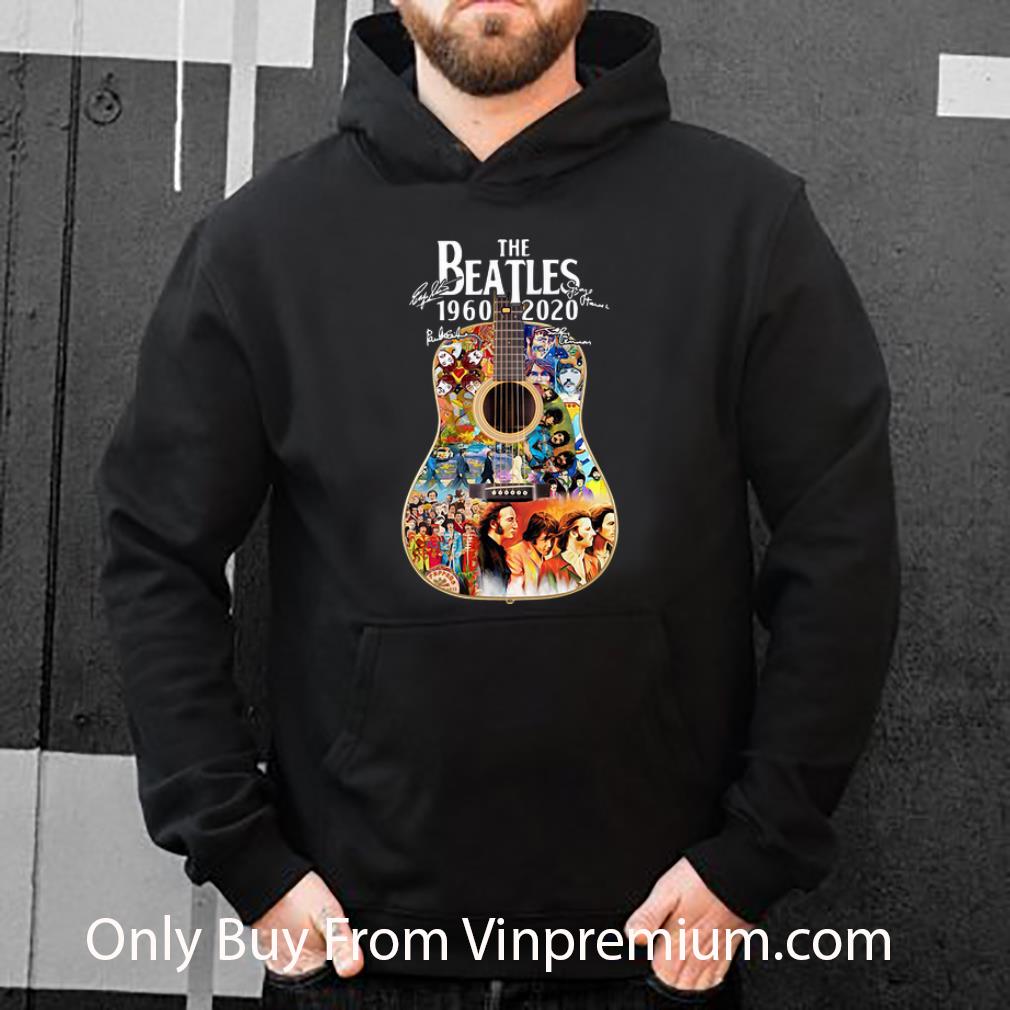e7c46928 awesome the beatles guitar 1960 2020 signatures shirt 4 - Awesome The Beatles Guitar 1960 2020 Signatures shirt