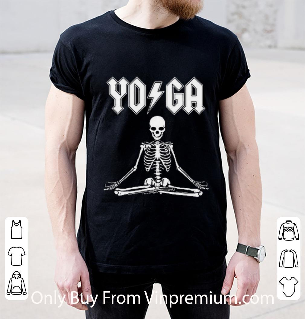 Official Acdc Skeleton Yoga shirt