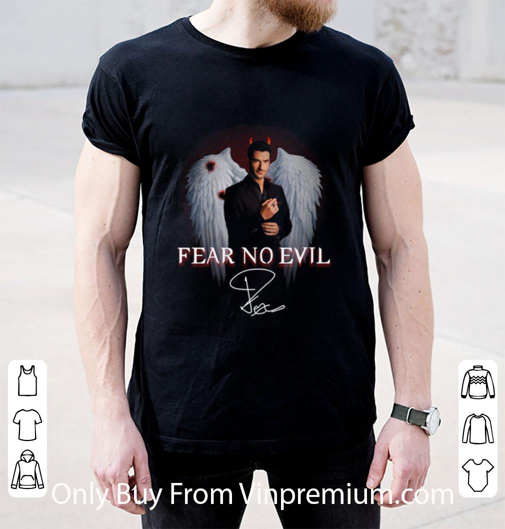 Awesome Lucifer Fear No Evil Tom Ellis Signature shirt