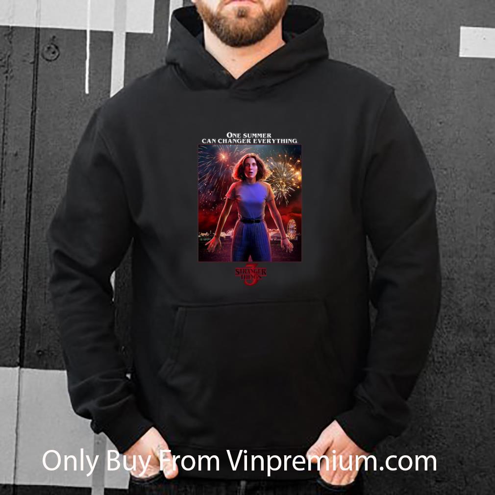 ebedc43a awesome eleven one summer can change everything stranger things 3 shirt 4 - Awesome Eleven One Summer Can Change Everything Stranger Things 3 shirt
