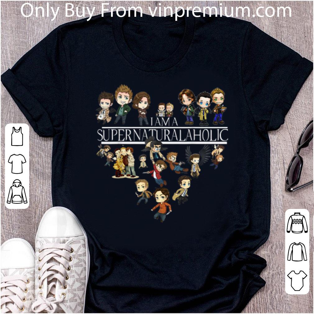 Nice I'm A Supernatural Aholic Heart shirt