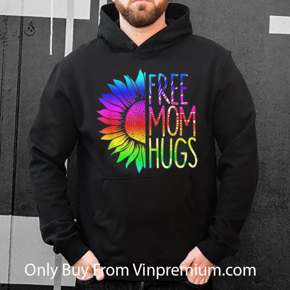 56b1584f official free mom hugs rainbow sunflower lgbt shirt 4 - Official Free Mom Hugs Rainbow Sunflower LGBT shirt