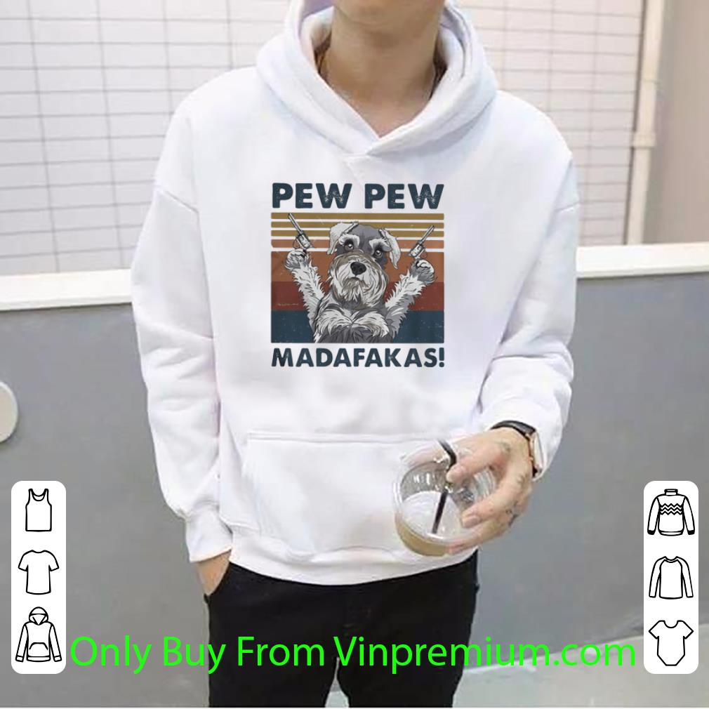 7d0ed8c2 premium pew pew madafakas dog white gun vintage shirt 4 - Premium Pew Pew Madafakas Dog White Gun Vintage shirt