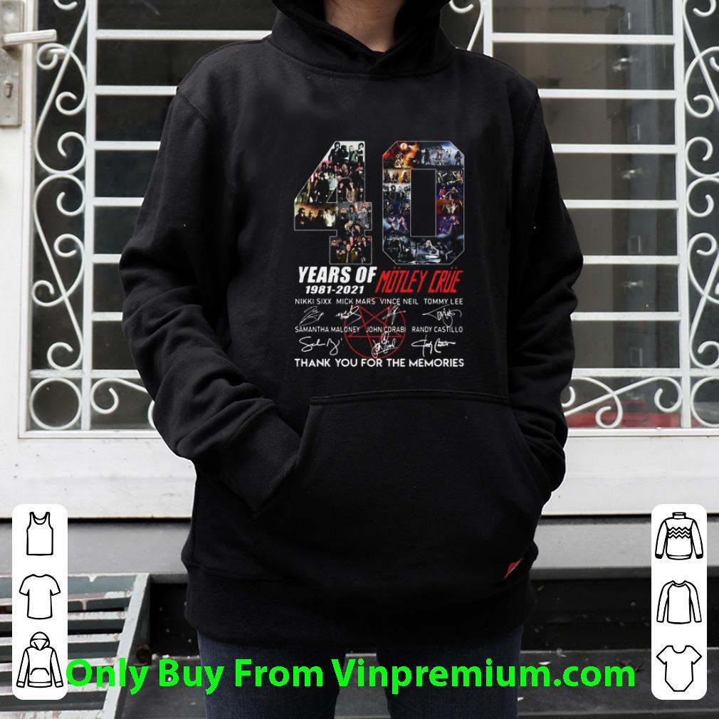 Official 40 Years Of 1981-2021 Motley Crue Band Signed Thank Memories shirt 96dd8751 official 40 years of 1981 2021 motley crue band signed thank memories shirt 4 - Official 40 Years Of 1981-2021 Motley Crue Band Signed Thank Memories shirt