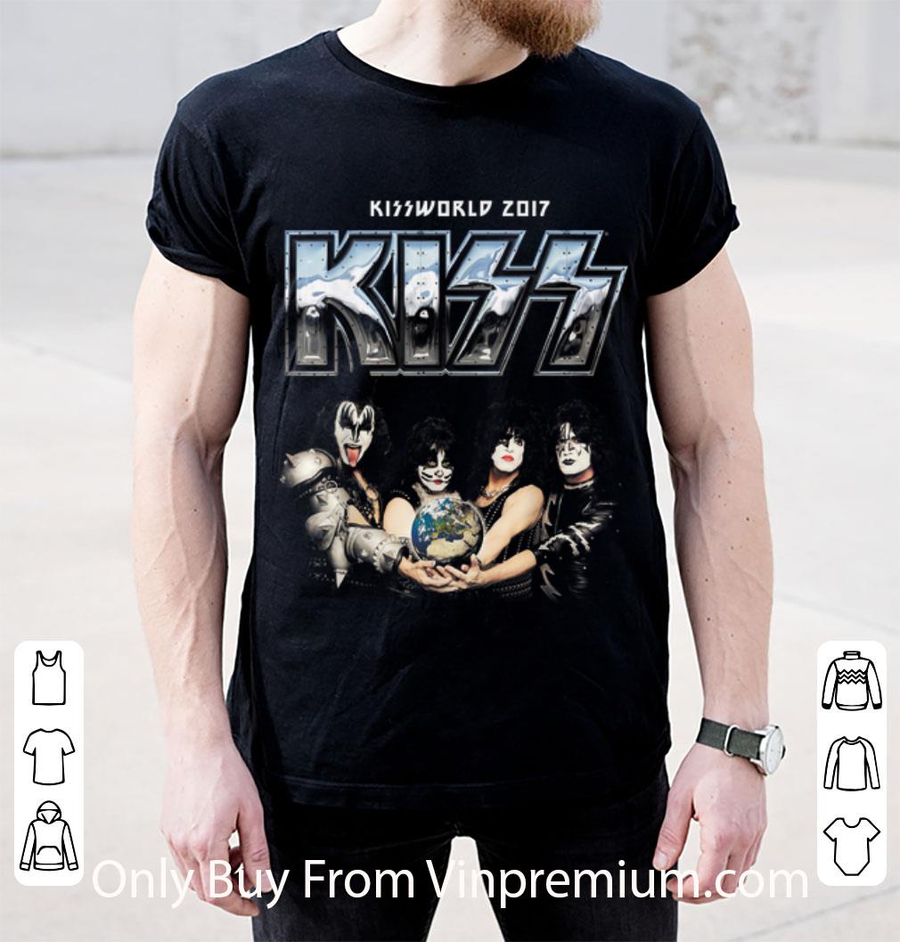 Premium Kiss Rock Band Raise The Earth World Tour shirt