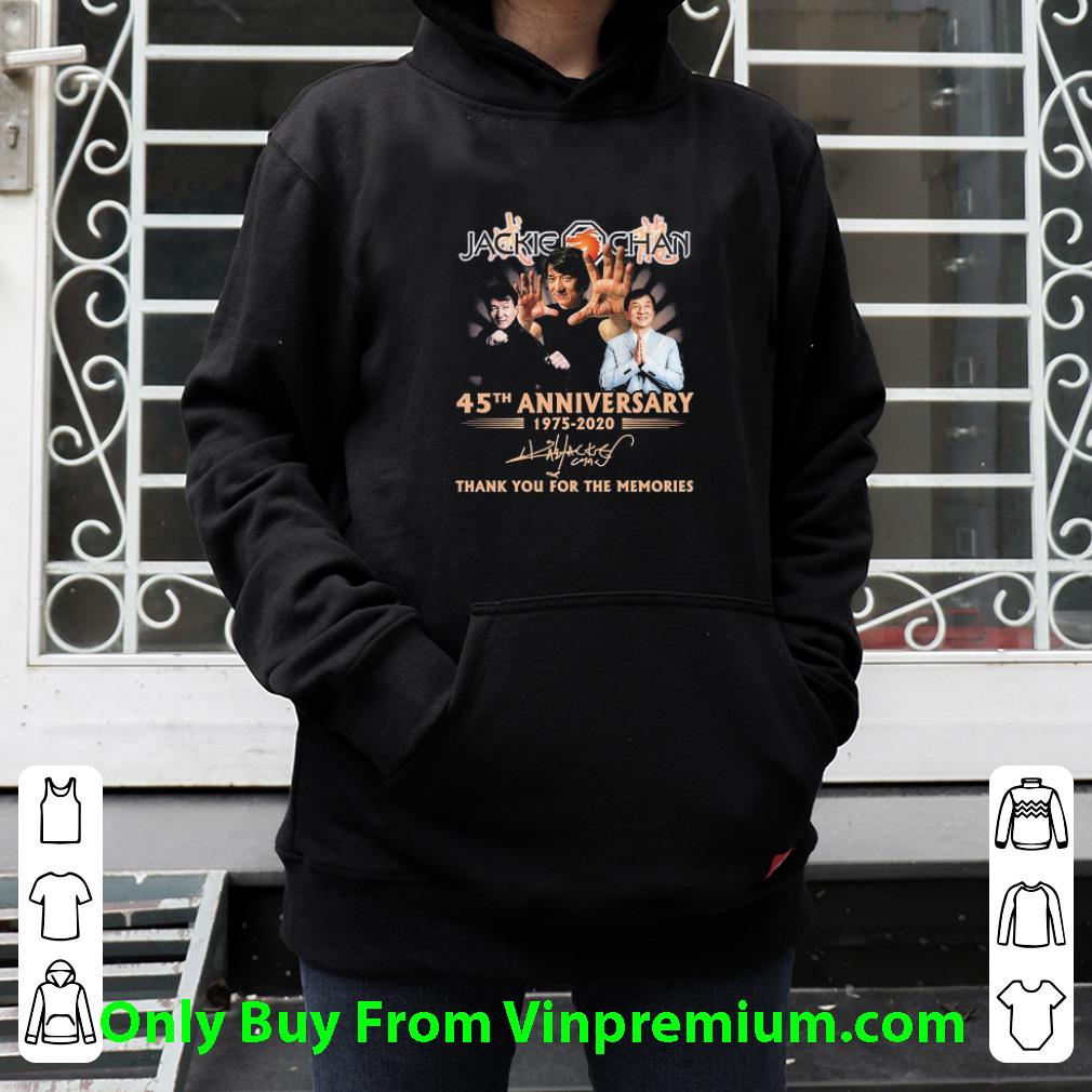 aac1aefb pretty jackie chan 45th anniversary 1975 2020 signature shirt 4 - Pretty Jackie Chan 45th Anniversary 1975 2020 Signature shirt