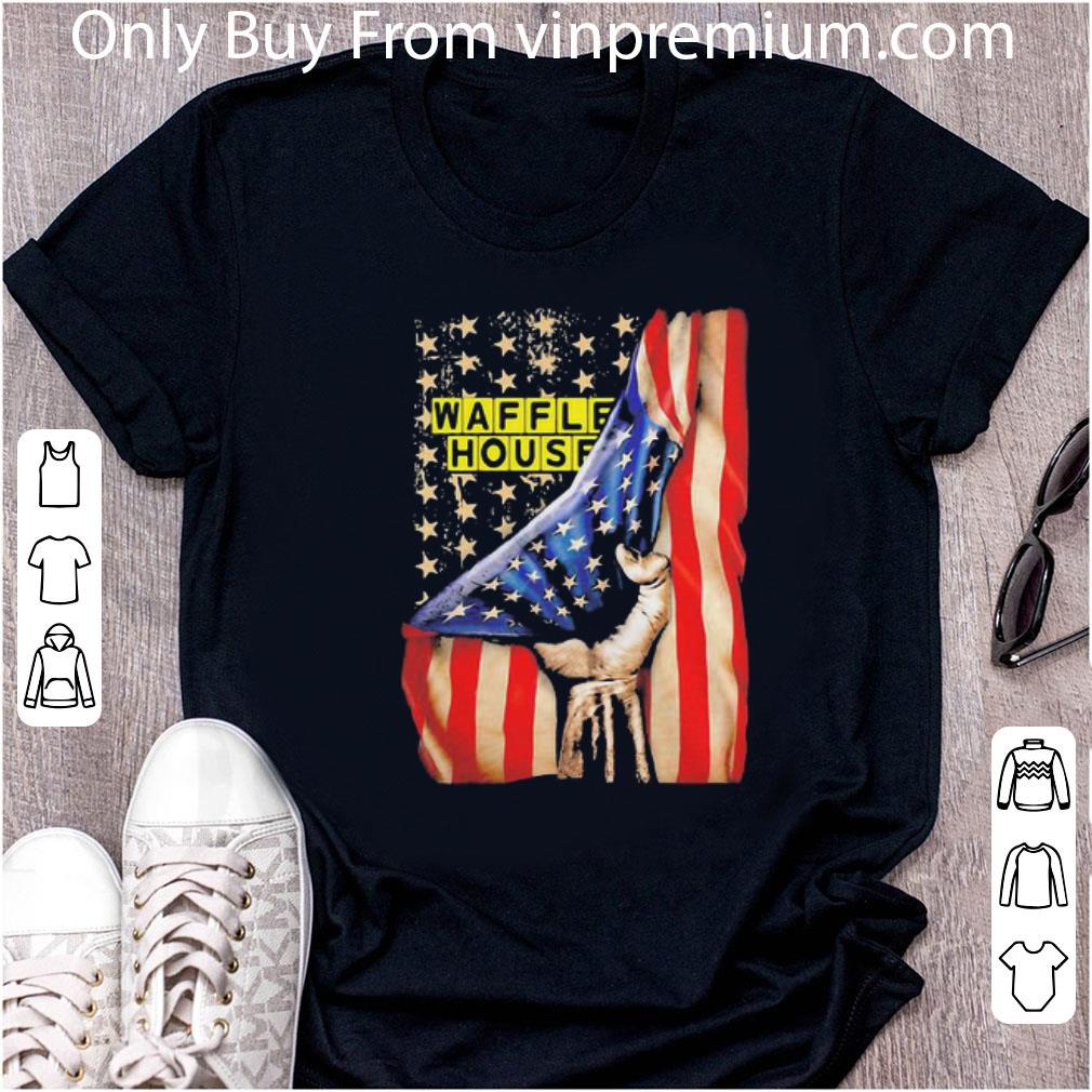 Great Waffle House American Flag Independence shirt