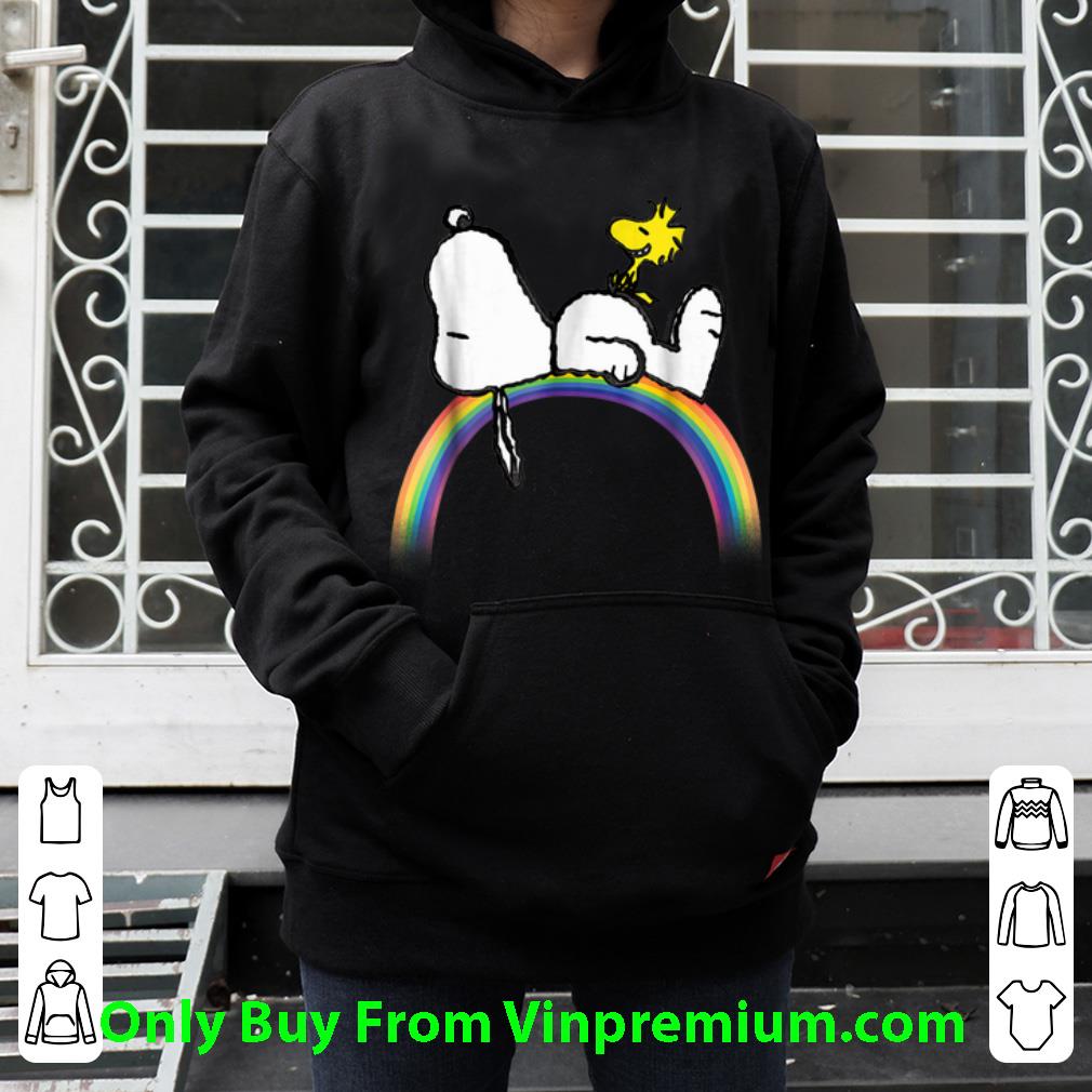 Hot Peanuts Snoopy Woodstock rainbow shirt f9fe1111 hot peanuts snoopy woodstock rainbow shirt 4 - Hot Peanuts Snoopy Woodstock rainbow shirt