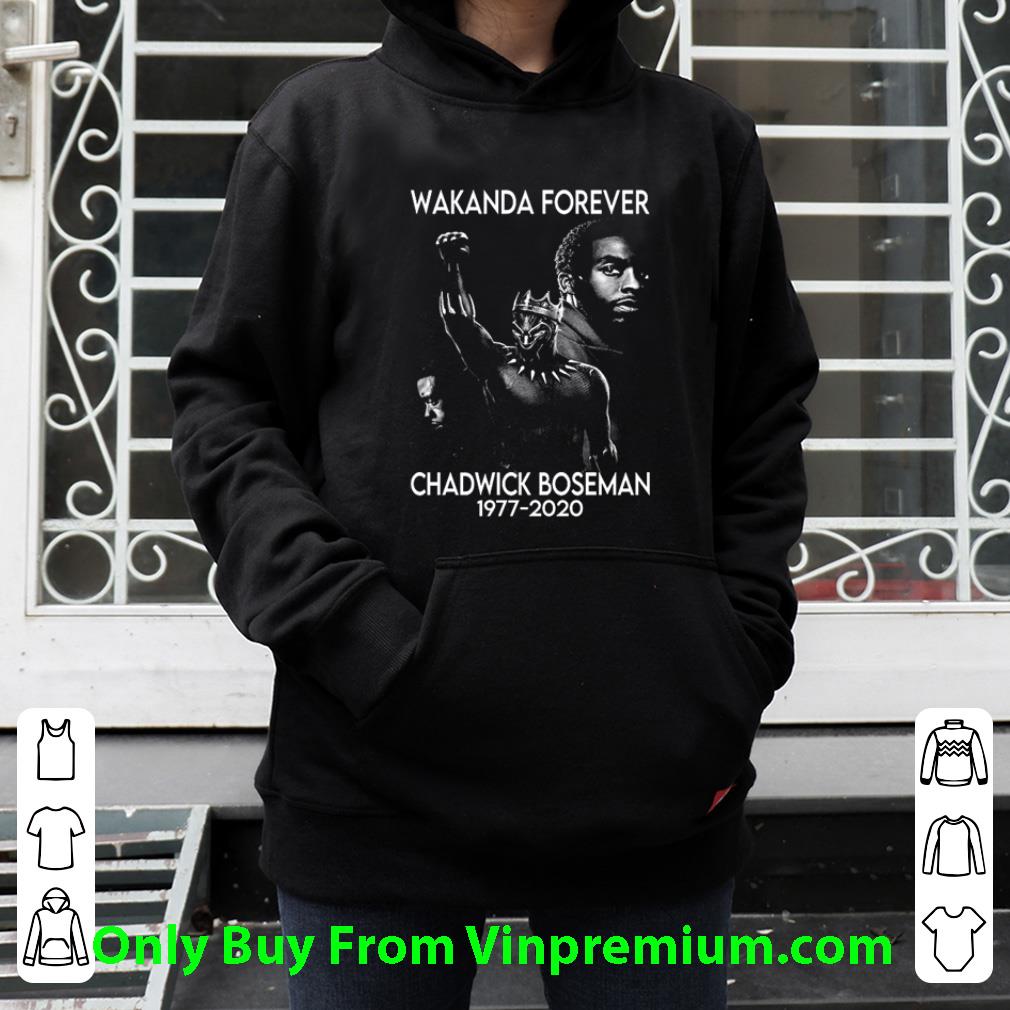 08d678cb pretty wakanda forever chadwick boseman 1977 2020 shirt 4 - Pretty Wakanda Forever Chadwick Boseman 1977 2020 shirt