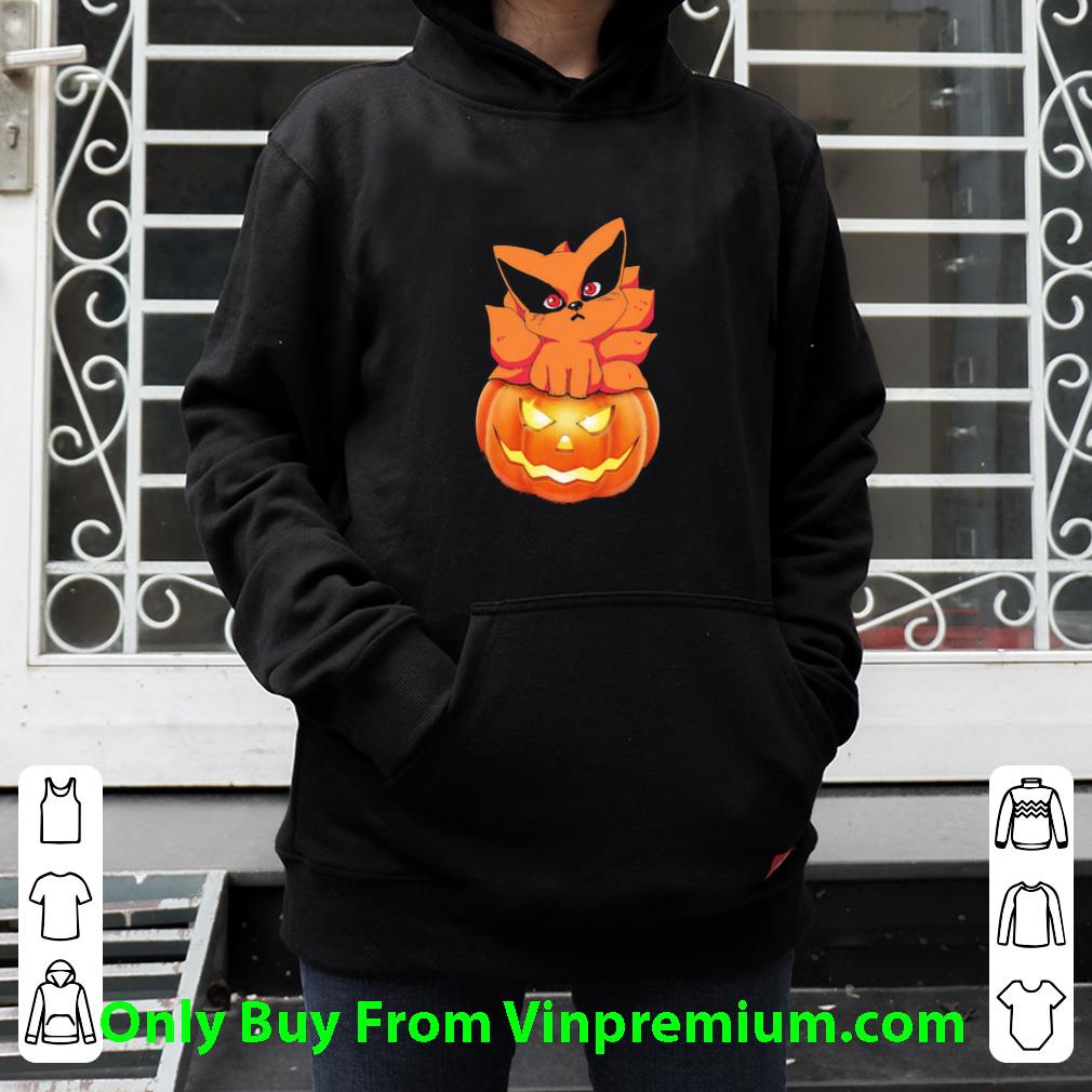 11456ab9 official chibi kurama naruto pumpkin halloween shirt 4 - Official Chibi Kurama Naruto Pumpkin Halloween shirt