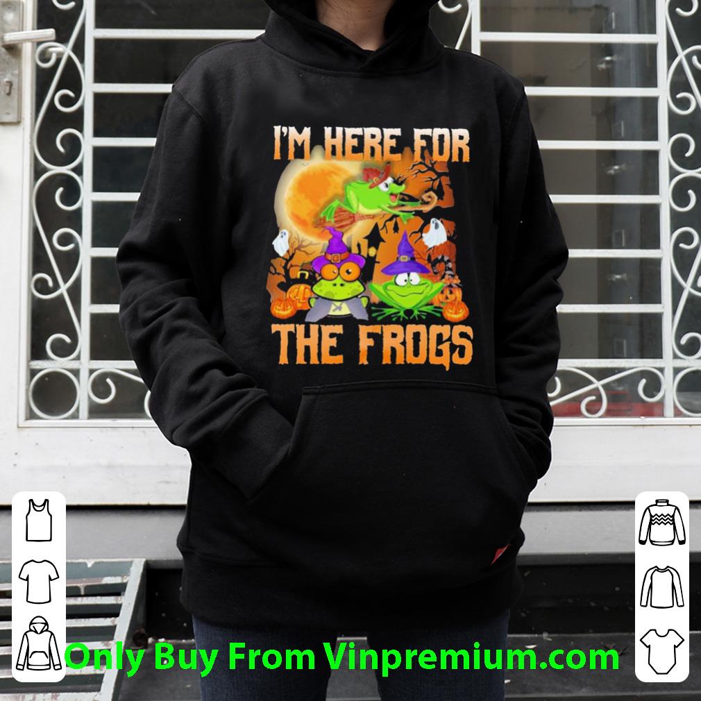 12fcca28 official im here for the frogs halloween shirt 4 - Official Im Here For The Frogs Halloween shirt