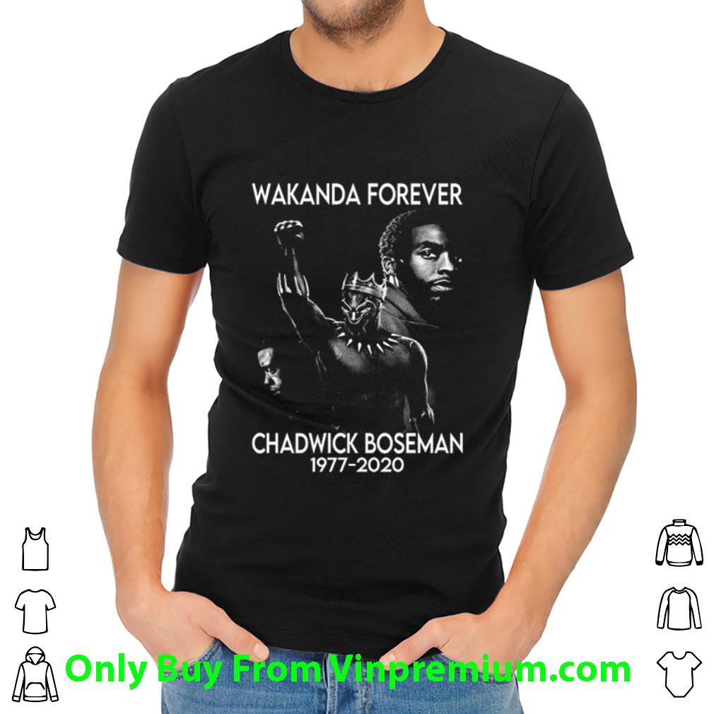 Pretty Wakanda Forever Chadwick Boseman 1977 2020 shirt