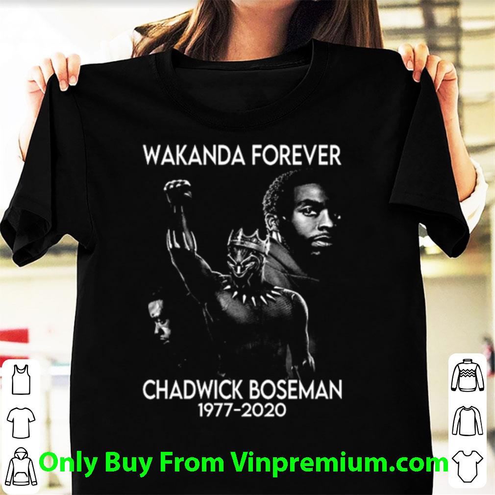 Pretty Wakanda Forever Chadwick Boseman 1977 2020 shirt