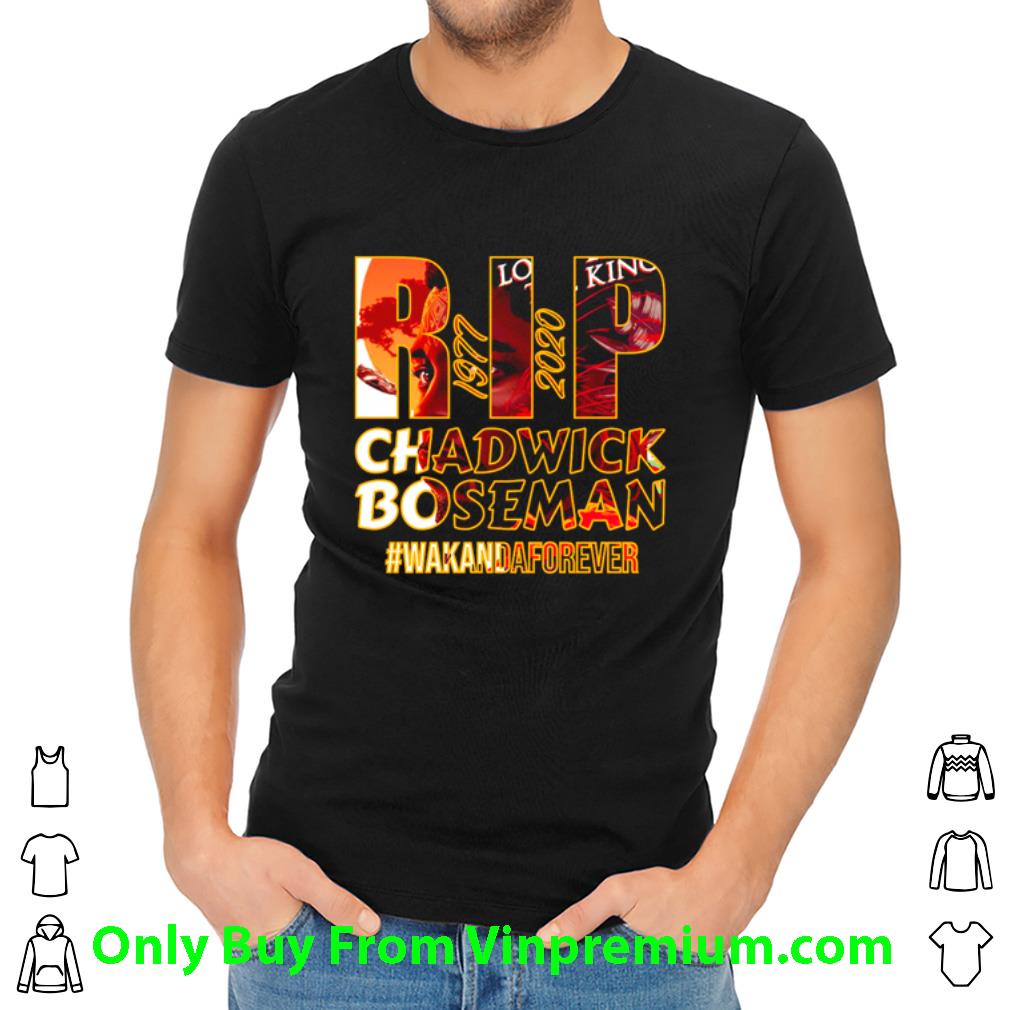 Hot RIP Chadwick Boseman 1977 2020 Wakandaforever shirt