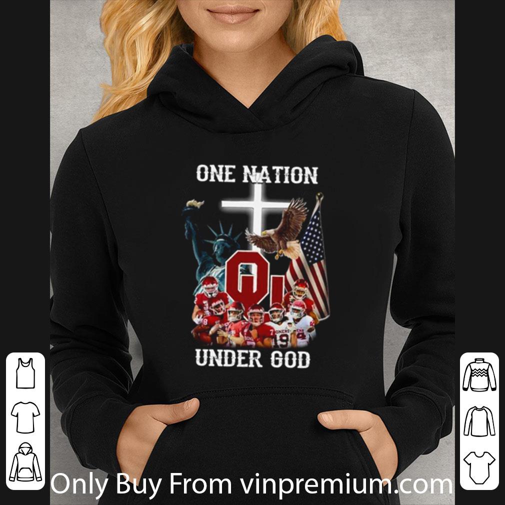 7b2c7cf4 great statue of liberty american oklahoma sooners one nation under god shirt 4 - Great Statue Of Liberty American Oklahoma Sooners One Nation Under God shirt