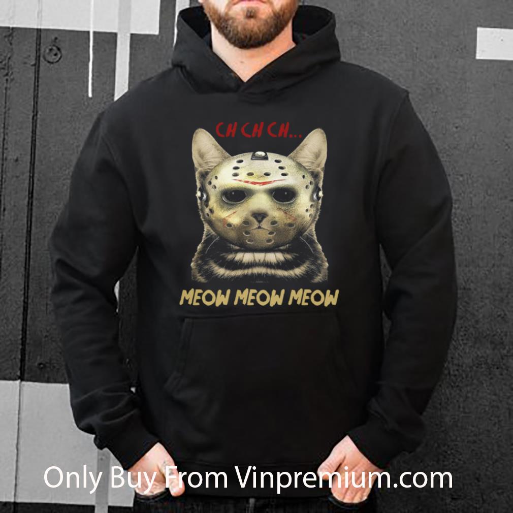 ad808ae0 nice cat horror mask ch ch ch meow meow meow halloween shirt 4 - Nice Cat Horror Mask Ch Ch Ch Meow Meow Meow Halloween shirt